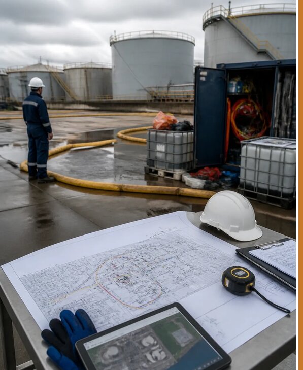 Разработка плана ликвидации разливов нефти в Пугачёве